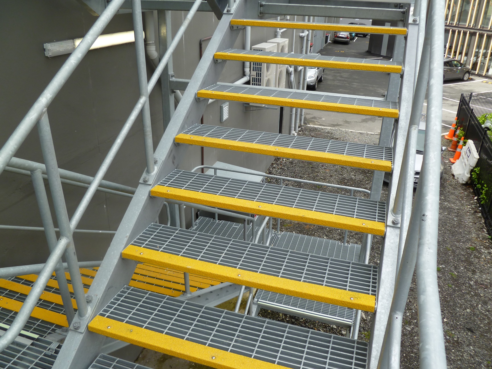 Steel Grating Ltd can manufacture stair treads at any length and width to suit your specific requirements. Steel Grating Ltd can manufacture stair treads at any length and width to suit your specific requirements.